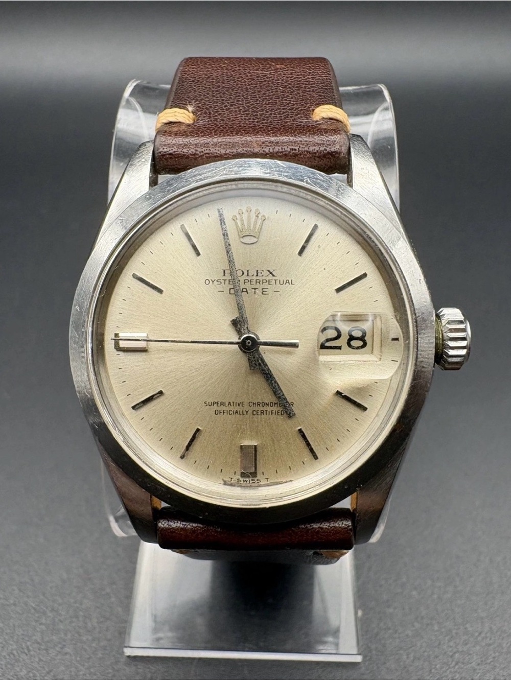 1971 Rolex Oyster Perpetual Date 1500 vintage Cal 1570 Automatic Men's Watch